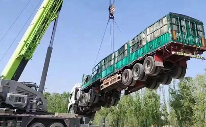 郸城道路脱困救援案例